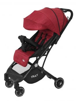 Коляска прогулочная Baby Tilly Bella T-163, Brick Red (Красный)