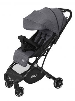 Коляска прогулочная Baby Tilly Bella T-163, Dark Grey (Серый)