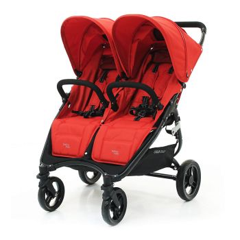 Прогулочная коляска для двойни Valco Baby Snap Duo, Fire Red (Красный)