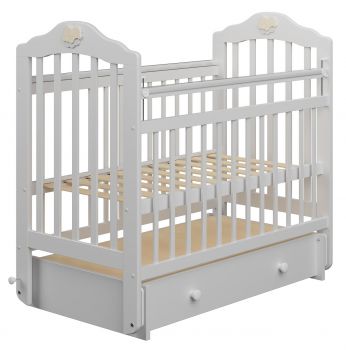 Детская кровать Briciola - 11 (маятник универсальный), Белый