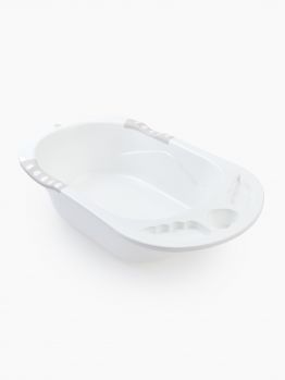 Детская ванна Happy Baby Bath Comfort, Warm Grey (Белый / Серый)