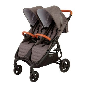 Прогулочная коляска для двойни Valco Baby Snap Duo Trend, Charcoal (Графит)