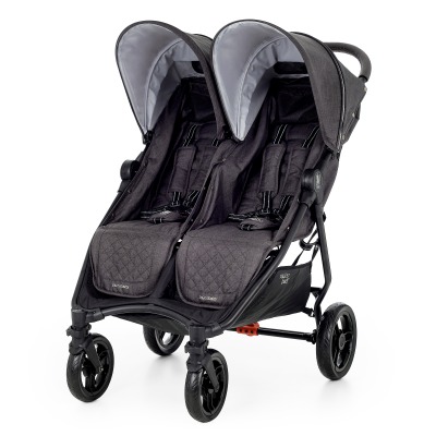 Прогулочная коляска для двойни Valco Baby Slim Twin Tailormade, Charcoal (Графит)