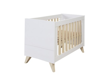 Детская кровать Ikid Lazio (140х70 см), White / Wood (Белый Дуб)