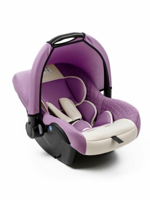 Автокресло AmaroBaby Baby Comfort (0-13 кг), Светло-фиолетовый / Светло-бежевый