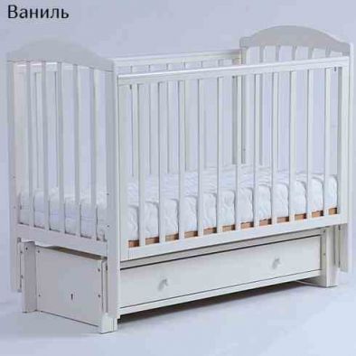 Детская кровать Лель-Кубаньлессстрой Кубаночка-5 (маятник универсальный, с ящиком) - вид 1 миниатюра