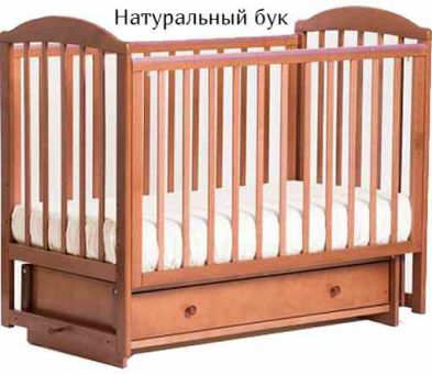Детская кровать Лель-Кубаньлессстрой Кубаночка-5 (маятник универсальный, с ящиком) - вид 11 миниатюра