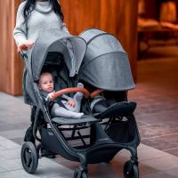Прогулочная коляска для двойни Valco Baby Snap Duo Trend, Denim (Синий) - вид 3 миниатюра