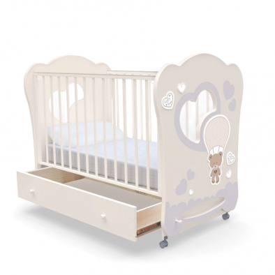 Детская кровать Nuovita Stanzione Cute Bear swing (маятник поперечный) - вид 9 миниатюра