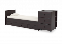 Детская кровать-трансформер Gandylyan Тереза (без маятника), Махагон - вид 1 миниатюра