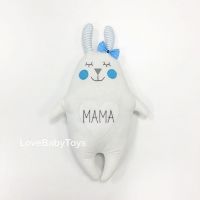 Мягкая игрушка LoveBabyToys Зайка Мама, коллекция "Мой принц" (Голубой) - вид 1 миниатюра