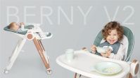 Стульчик для кормления Happy Baby Berny V2, Dark green - вид 12 миниатюра