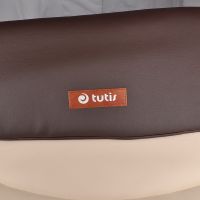 Коляска 2 в 1 Tutis Nanni Leather 2021, Светло-бежевый + Темно-коричневый (398) - вид 15 миниатюра