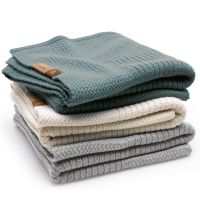 Одеяло Bugaboo Wool, Light Grey Melange (Светло-Серый Меланж) - вид 5 миниатюра