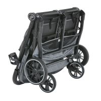 Прогулочная коляска для двойни Pituso Duocity PU, Dark Grey / Темно-серый - вид 35 миниатюра