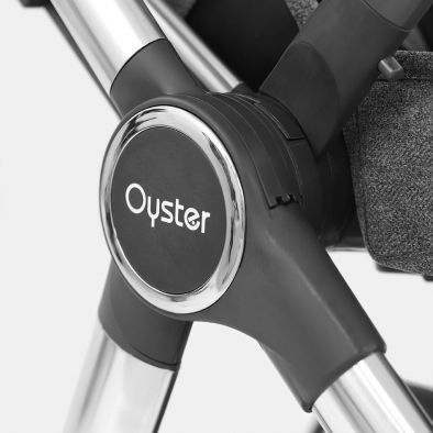 Коляска прогулочная Oyster 3, Pepper / шасси City Grey (Графит / Серый) - вид 21 миниатюра
