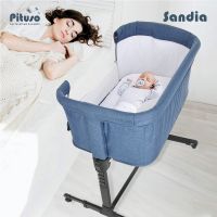 Детская приставная кроватка Pituso Sandia, Indigo (Индиго) - вид 42 миниатюра