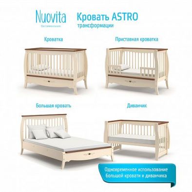 Детская кровать-диван Nuovita Astro - вид 23 миниатюра