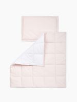 Комплект в кроватку Happy Baby, Pink / White (Розовый / Белый) - вид 1 миниатюра