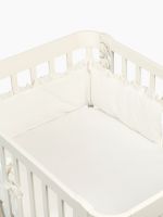 Бортик в кроватку Happy Baby, Milky (Молочный) - вид 3 миниатюра