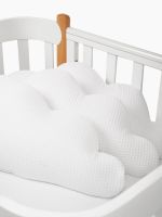 Набор бортиков на кроватку Happy Baby, Облако (3 штуки) - вид 1 миниатюра