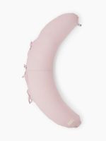 Подушка для беременных Happy Baby Стираный Лён, Pink (Розовый) - вид 1 миниатюра