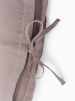 Подушка для беременных Happy Baby Стираный Лён, Beige (Бежевый) - вид 4 миниатюра