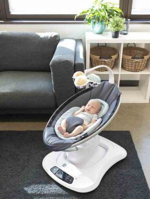 Электронное кресло-качалка для новорожденных 4moms MamaRоо 4.0 - вид 1 миниатюра