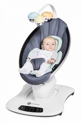 Электронное кресло-качалка для новорожденных 4moms MamaRоо 4.0 - вид 3 миниатюра