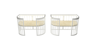 Кроватка-трансформер для тройни Comfortbaby TripleDo 8 в 1 - вид 6 миниатюра