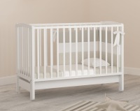 Детская кровать Angela Bella Бьянка (маятник продольный), Белая ночь - вид 1 миниатюра