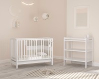Детская кровать Angela Bella Бьянка (маятник продольный), Белая ночь - вид 3 миниатюра