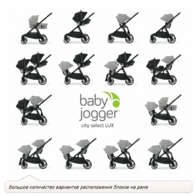 Коляска 2 в 1 Baby Jogger City Select Lux - вид 62 миниатюра