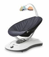 Электронное кресло-качалка для новорожденных 4moms RockaRoo, Графитовый Меш - вид 1 миниатюра