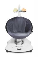 Электронное кресло-качалка для новорожденных 4moms RockaRoo, Графитовый Меш - вид 5 миниатюра
